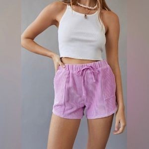 Urban Outfitters BDG Violet Toni Shorts Stretch Corduroy